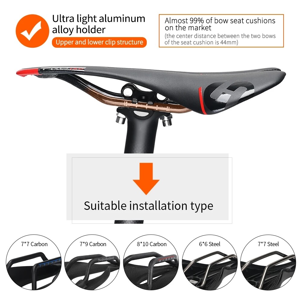 TOSEEK MTB Carbon Fiber Road Bike Seat post Seatpost 27.2 30.8 31.6*350 400mm