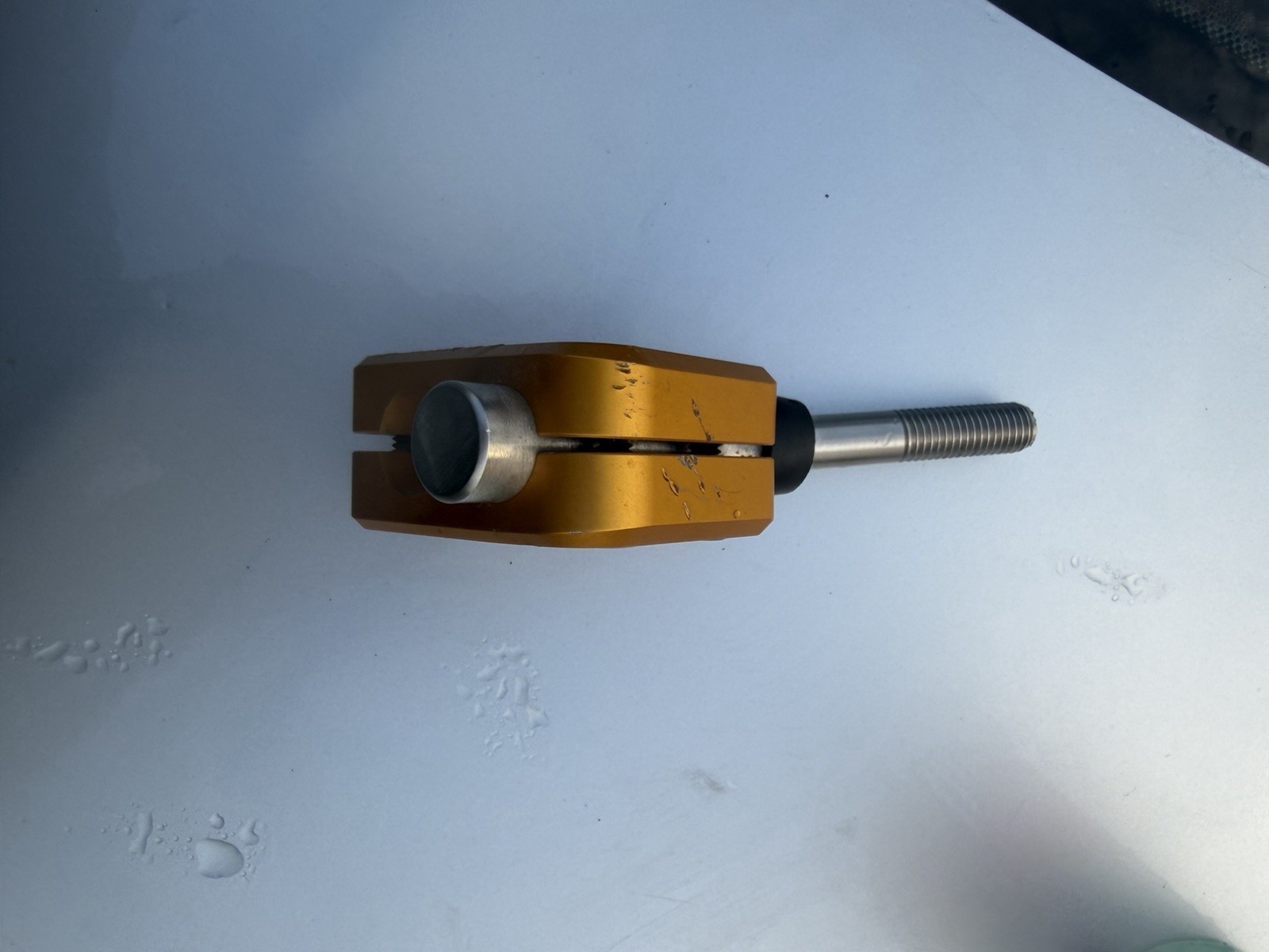 MGW Gold Aluminum BMX Quill Stem 1in Steerer 22.2mm Clamp w/ Bolts