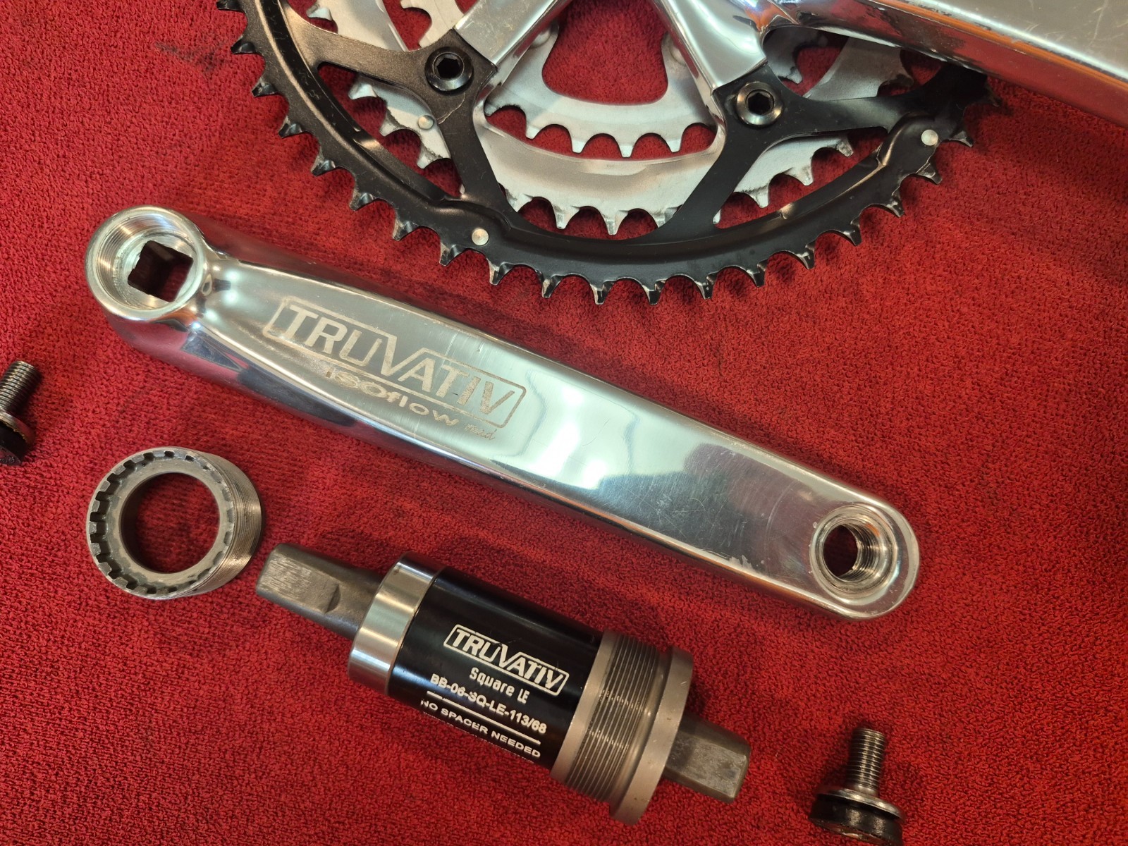 TRUVATIV ISOFLOW ROAD Triple Crank Set, 172.5 mm Length, 52/42/30T Chainrings
