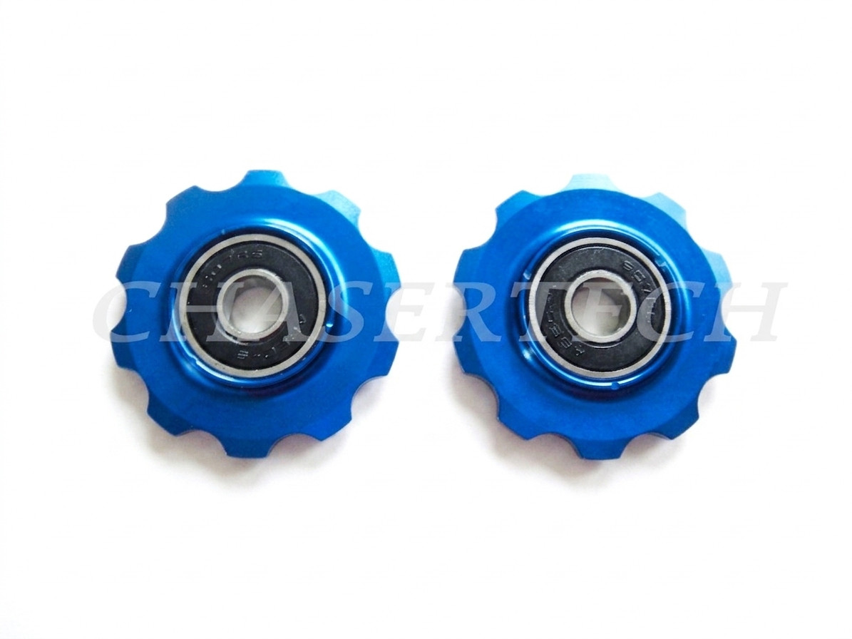 MTB Road Classic Bike Rear Derailleur Jockey Wheel Pulley 10T 6mm Blue