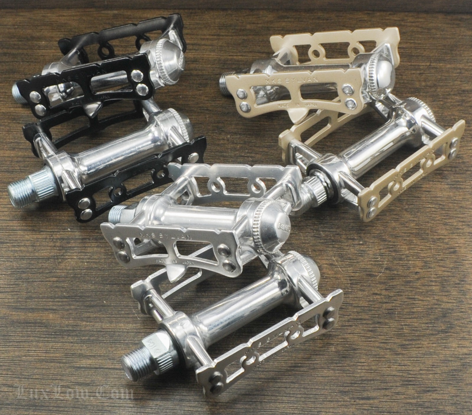 NOS MKS Sylvan Track Bicycle PEDALS 9/16″ Fixed Gear Vintage Tour Fixie RoadBike