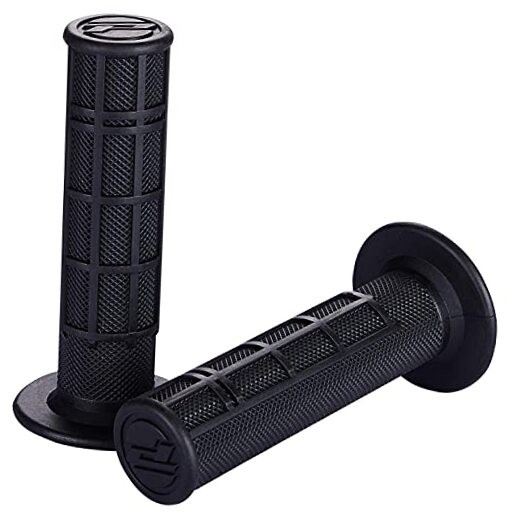 7/8» ATV Grips Universal Handlebar Grips Soft Rubber Motorcycle Grip for Black