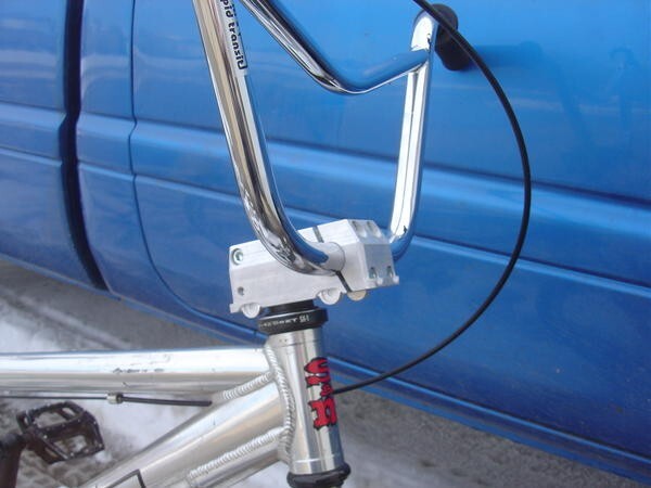 NEW AL’S RAPID TRANSIT RAW «MYSTERY MACHINED» VAN BMX STEM HOLLOW 1 1/8