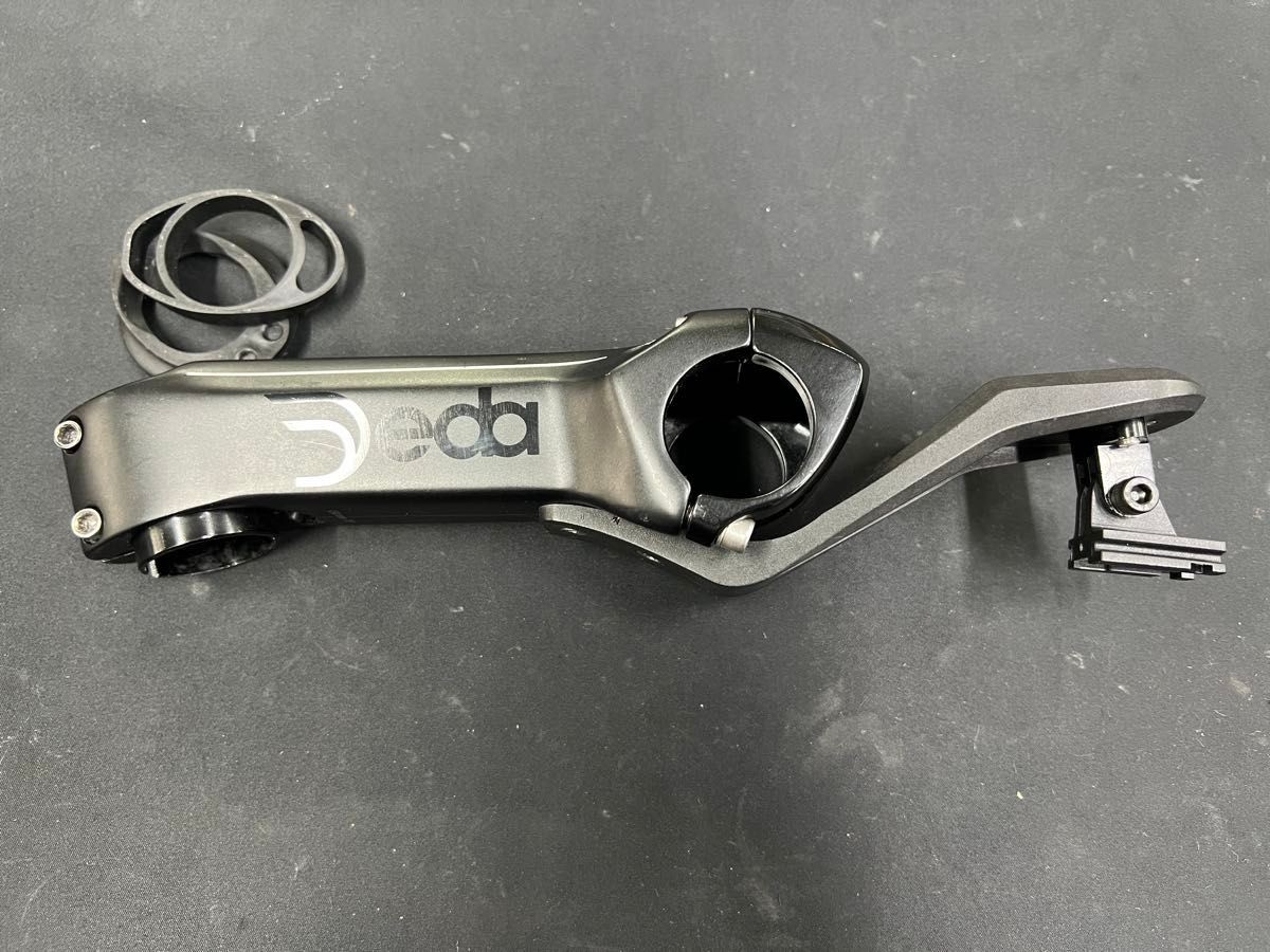 Deda Vinci Stem 130mm with Garmin/CatEye Mount Used Cycling Part