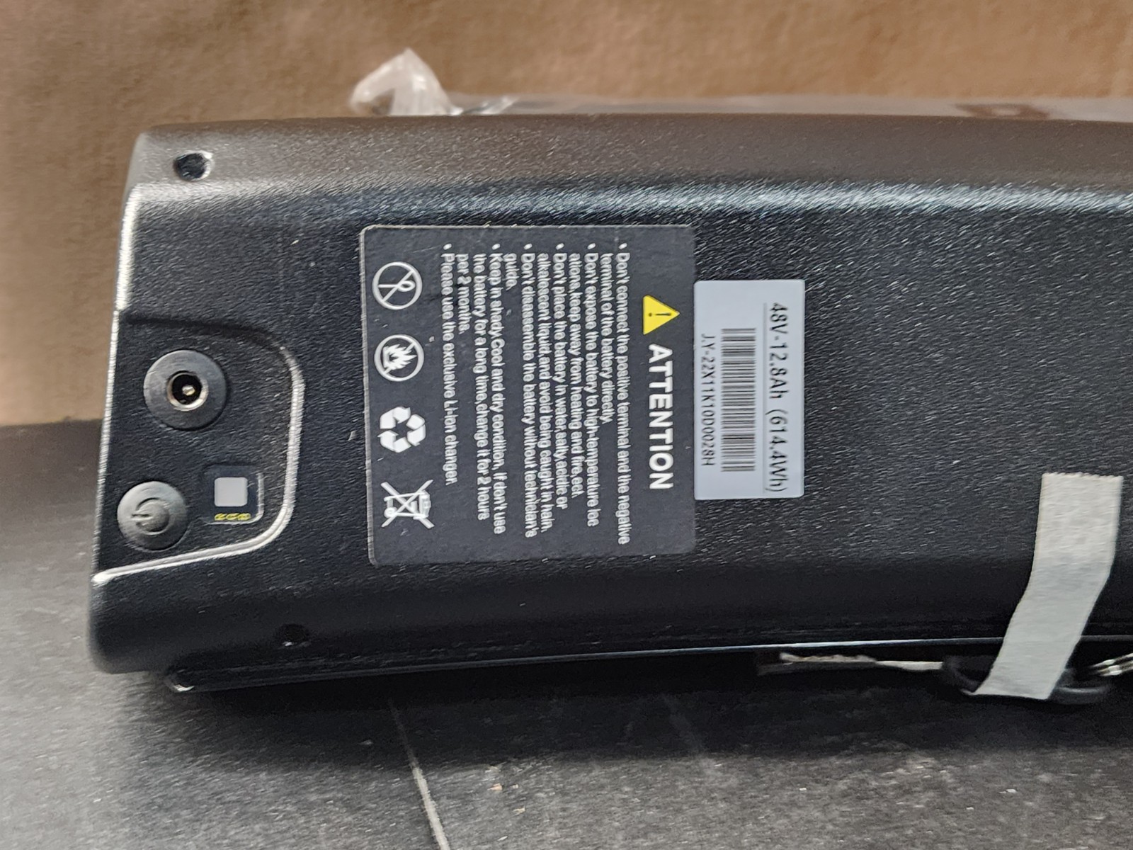 New 48V 12.8Ah 614.4Wh E-Bike