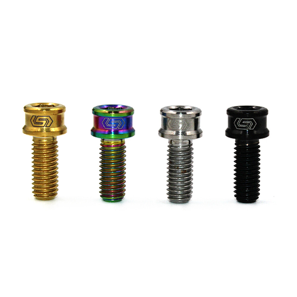 M5x10/12/14/16/18/20/25mm cylindrical head bolt ti Titanium screws ultra light