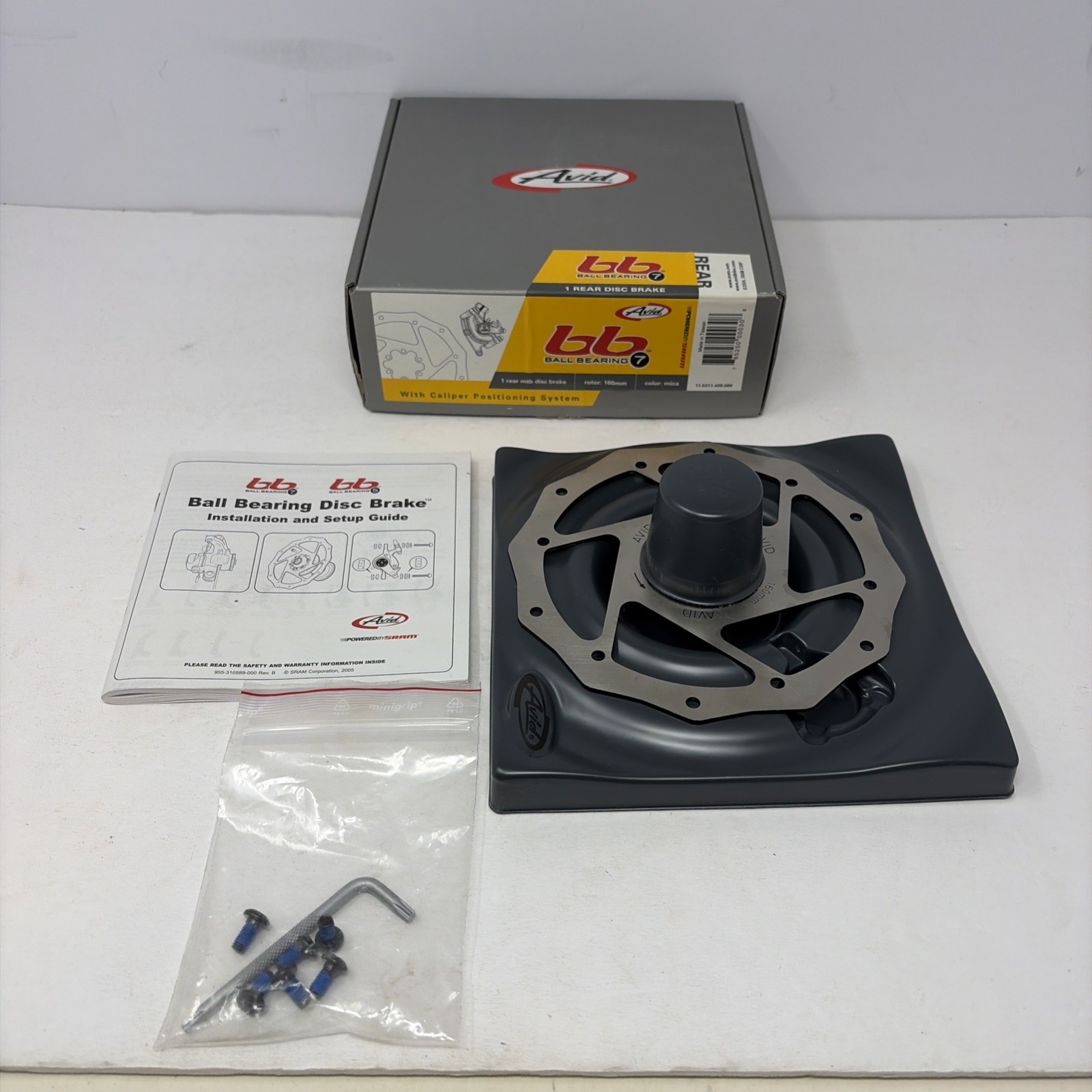Avid BB7 Rear MTB Disc Brake 160mm Mica – New Old Stock – No Caliper – Cycle