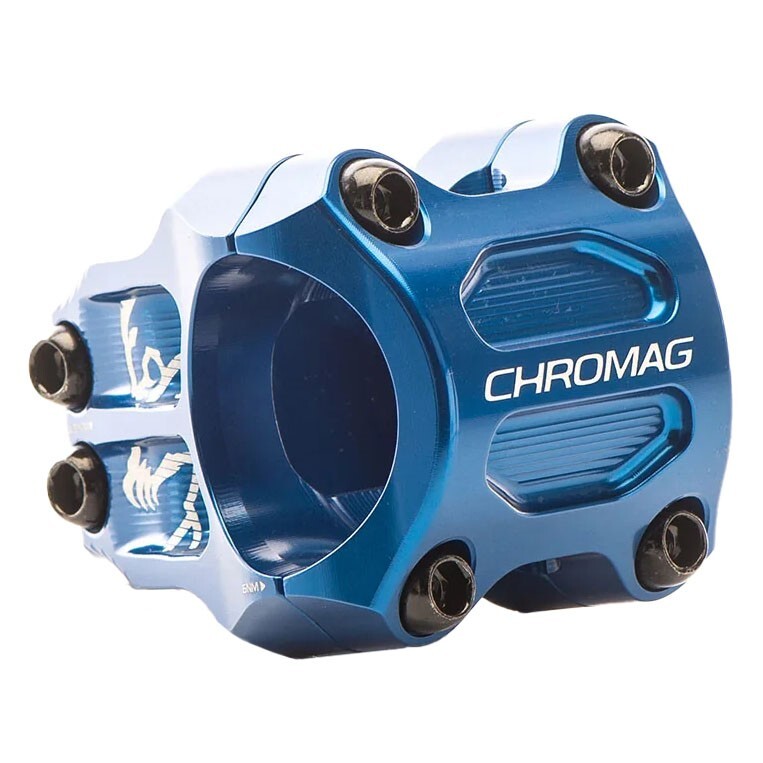 Chromag Riza MTB Mountain Bike Bicycle Stem Blue 31.8 x 0 degree x 45mm