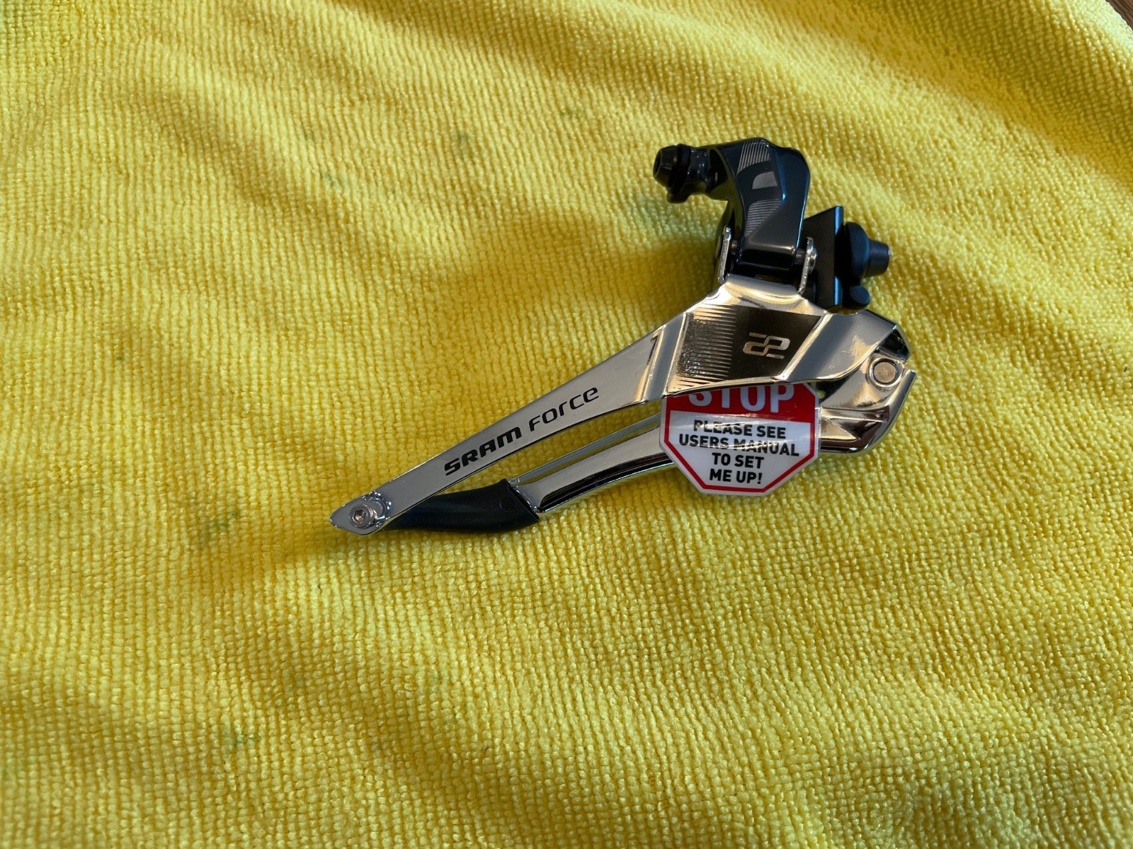 New Without Box SRAM Force22 Braze-On Front Derailleur 00.7618.038.000