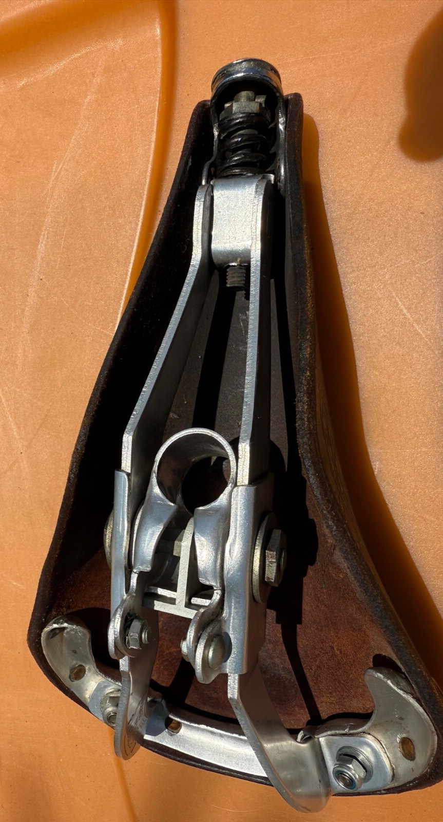 Ideale 90/Aluminum Daniel Rebour Autographed Saddle «special competition» Brown