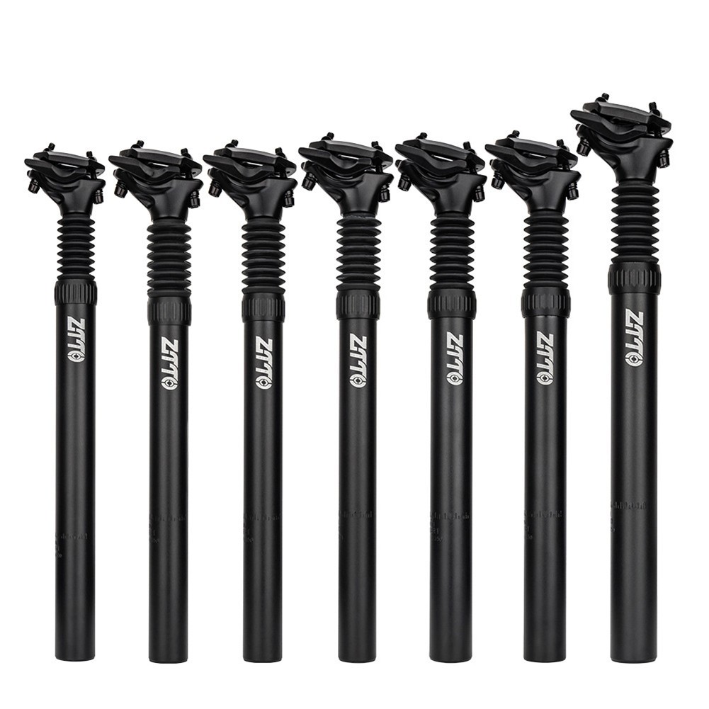 Improved Suspension System With Shock Absorber Seat Post For Mountain Bikes