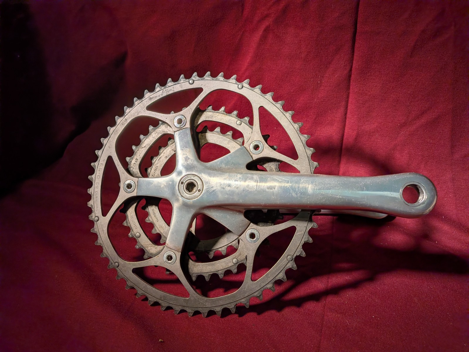 Shimano Dura Ace FC-7701 170mm 53/39/30 Crankset With Dura-Ace BB 7700