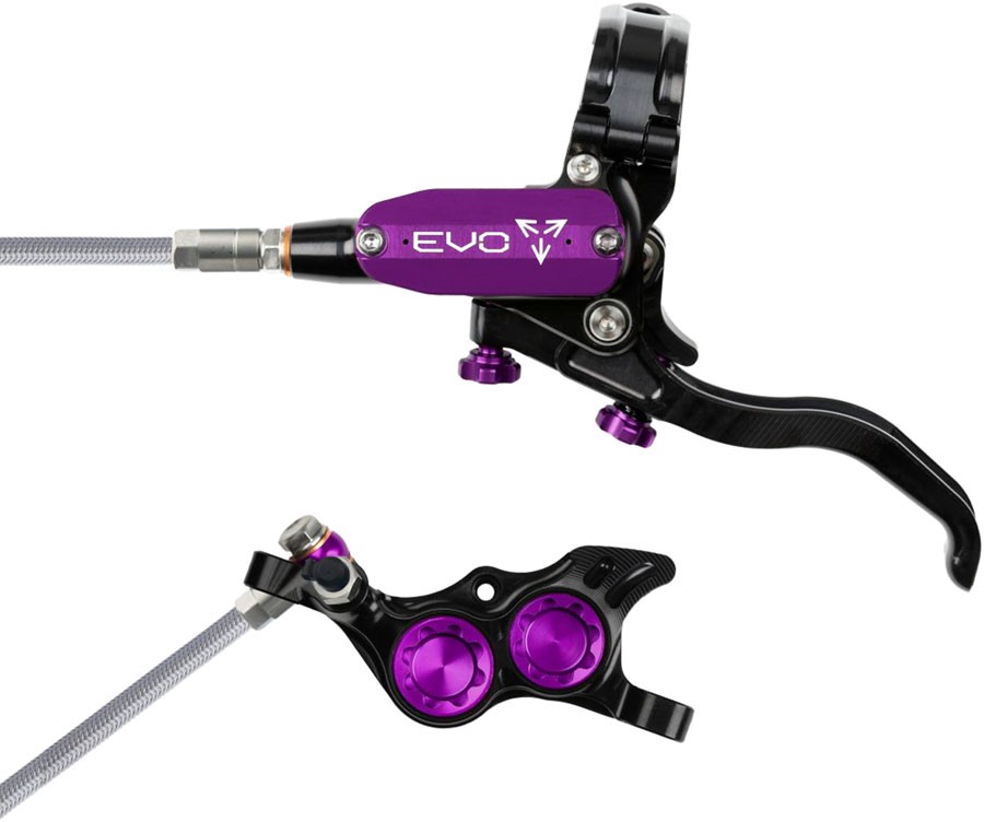 Hope EVO TR4 Disc Brake Set – Right & Left Hydraulic 4-Piston Post Mount,
