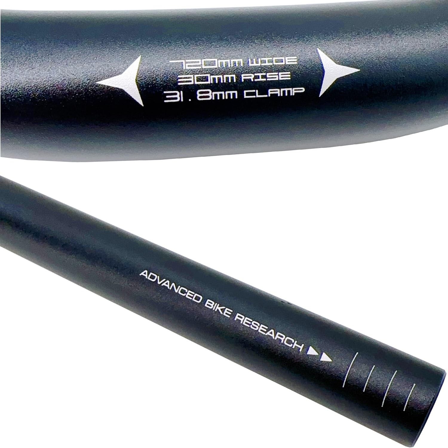 Fat-Cattie Mountain Bike Handlebar, Aluminum Alloy 720mm（28.3 inch）, Black