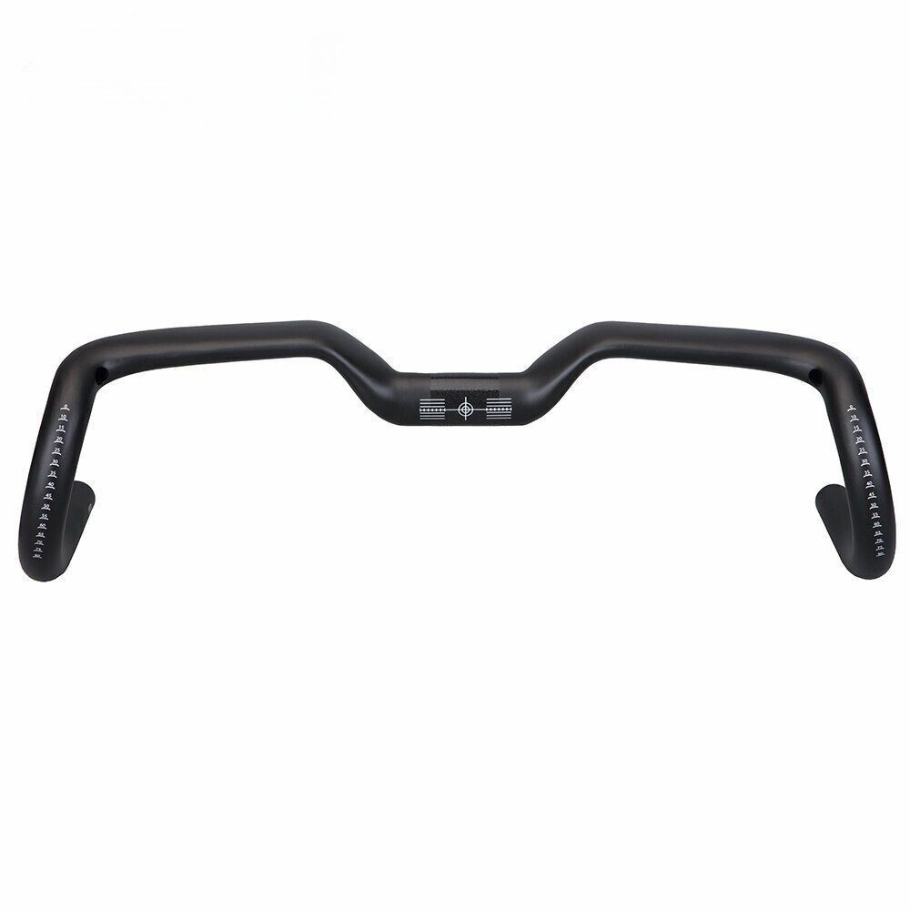 Full Carbon Handlebar Rise 35mm Aero Racing Gravel Road Bicycle Drop Bar 31.8mm