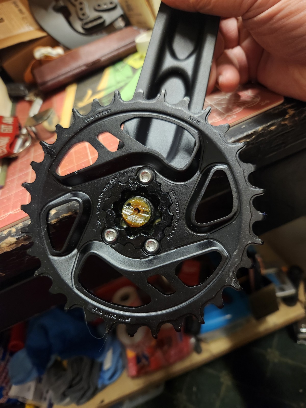 SRAM GX Eagle Boost DUB 12-Speed 32T DM lunar Crank Set (2021)