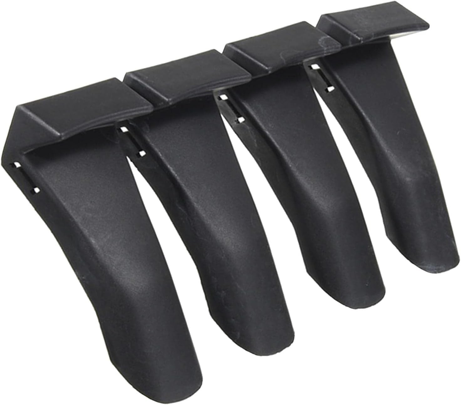 Set of 4pcs Black Plastic Inserts Jaw Clamp Cover Protector Wheel Rim Guards