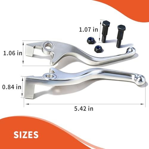 1 Pair Left and Right Lever Handbrake for Tuttio Soleil01 Drit Bike for Tutto