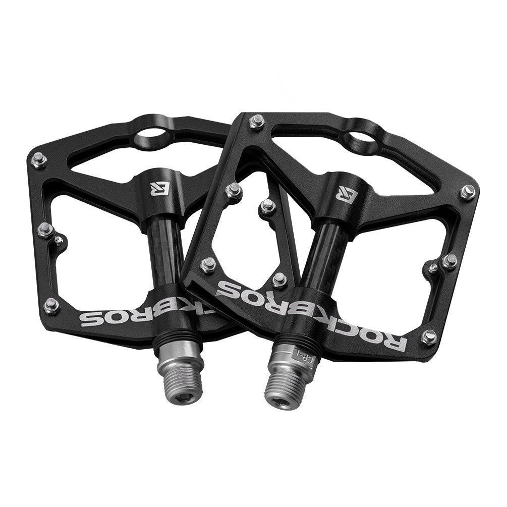 ROCKBROS Bicycle Pedals DU Sealed Bearing Aluminum Alloy Non-Slip Pedals 9/16»