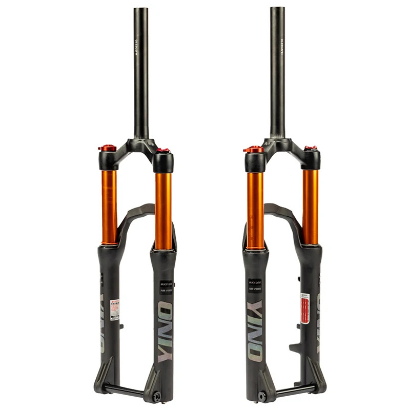 24″ Kids Bike Air Suspension Fork Travel 120mm Disc Brake Thru Axle QR AM Fork