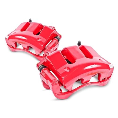 Rear Red Powder Coated Brake Caliper Pair for Cadillac Escalade 2007-20