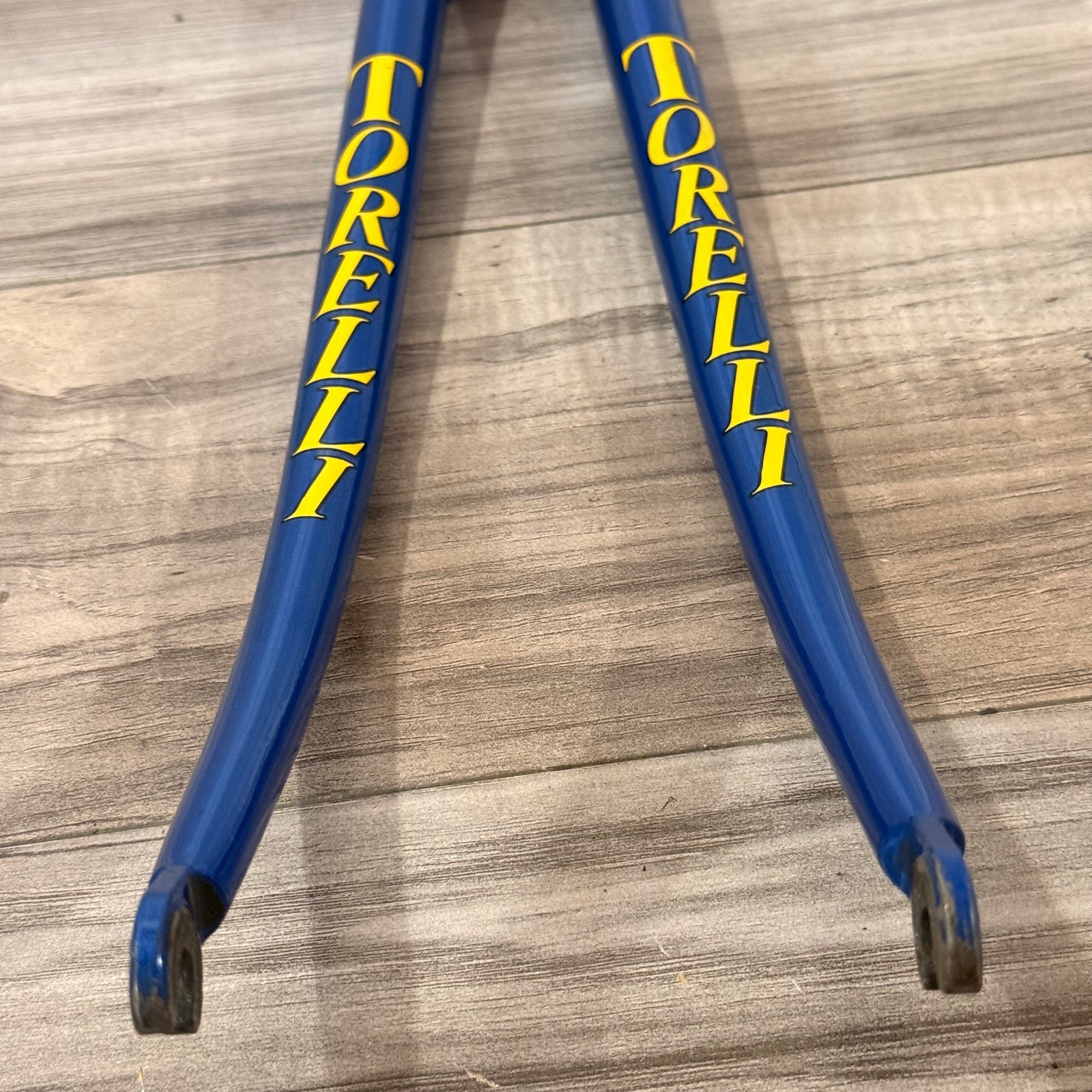 Torelli 700c Road Fork 1-inch Threaded 132mm Blue