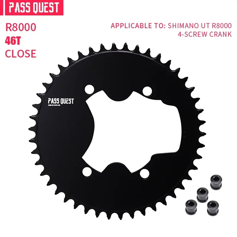 Narrow Wide Chainring for 110BCD 4 – Bolt AERO Compatible with 9/10/11/12 Speed