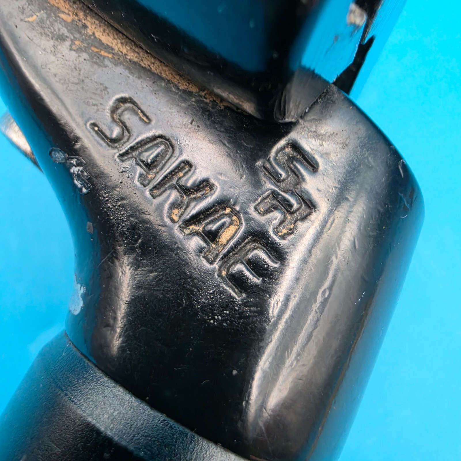 Vintage SR Sakae Bicycle Seatpost 28.6mm Diameter 310mm Length Black Alloy f29