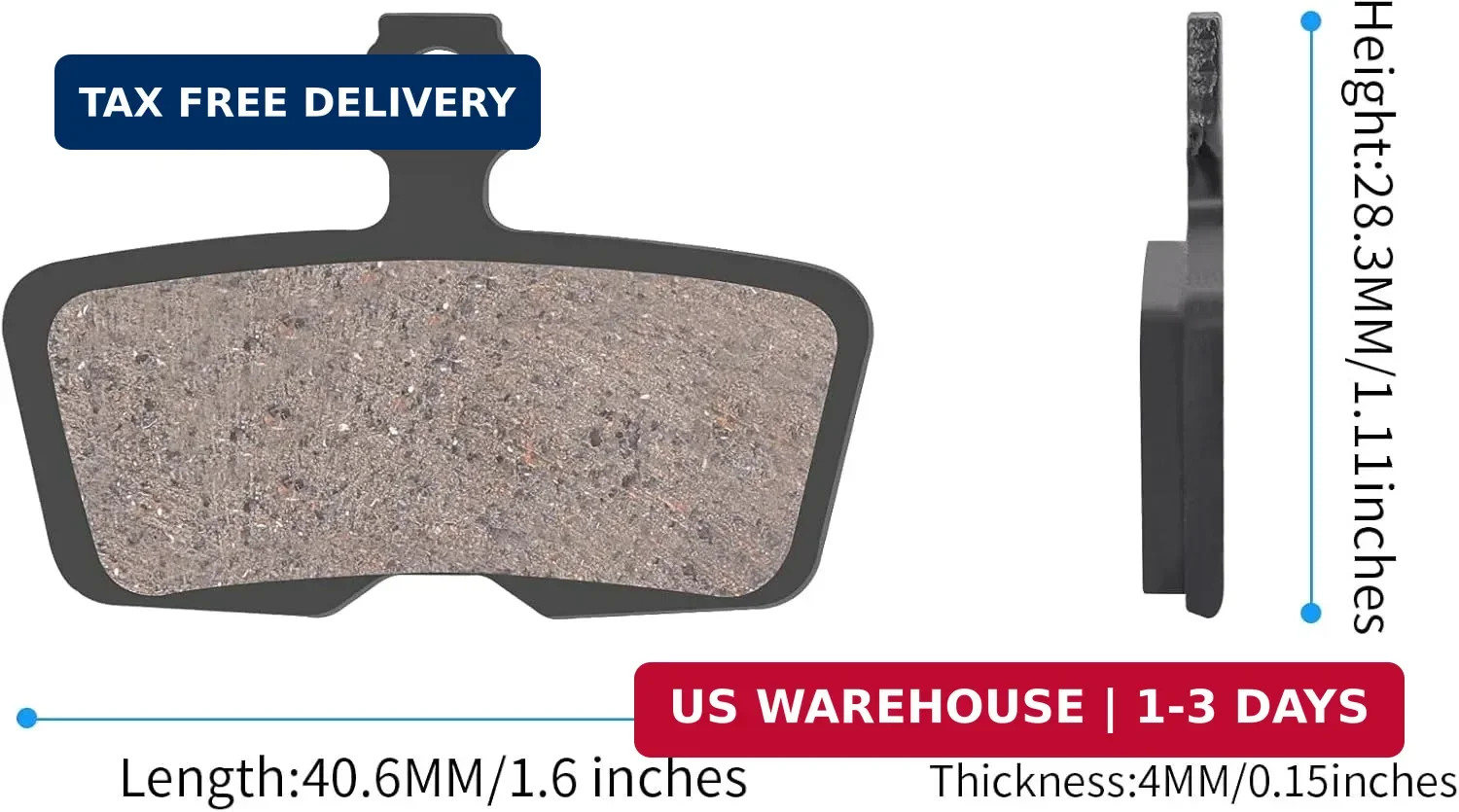 4-Piston MTB Bike Brake Pads Compatible with SRAM Code,Code R,Code RSC and Guide