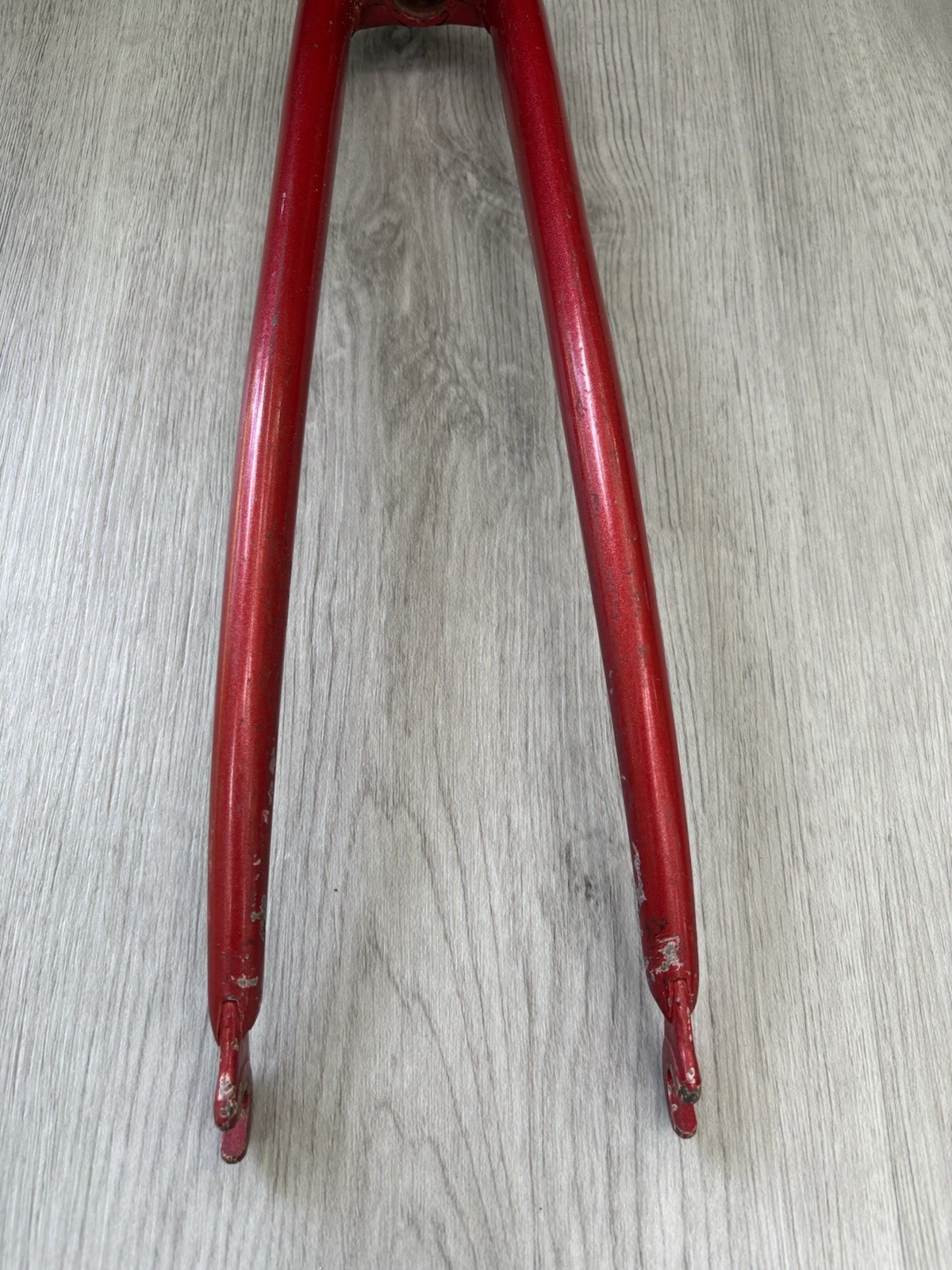 LEGNANO STEEL FORK 700C ONE-INCH THREADED 208 MM STEERER 48 MM OF FRENCH THREAD