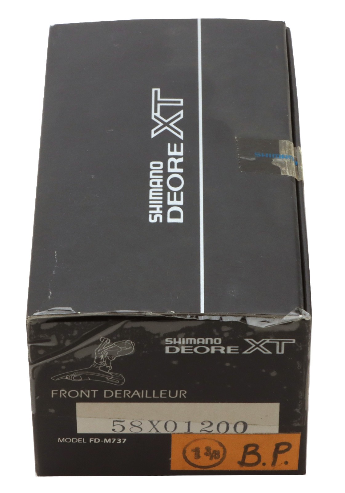 Shimano Deore XT FD-M737 Front Derailleur 3x8s Clamp-On 34.9mm B.Pull NOS NEW