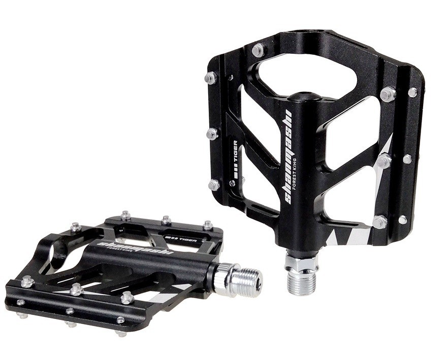 CNC Aluminum Road MTB Folding Bike Bicycle Pedal Flat Pedals Bearing Tiger