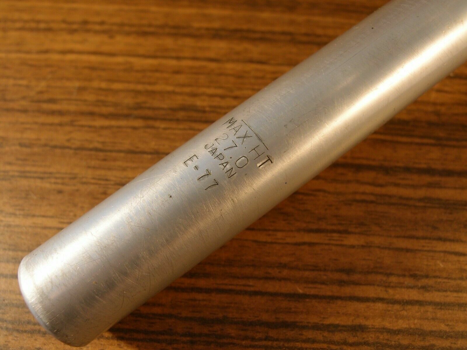 1977 road bike plain seatpost SR Royal 27 mm VIA Japan