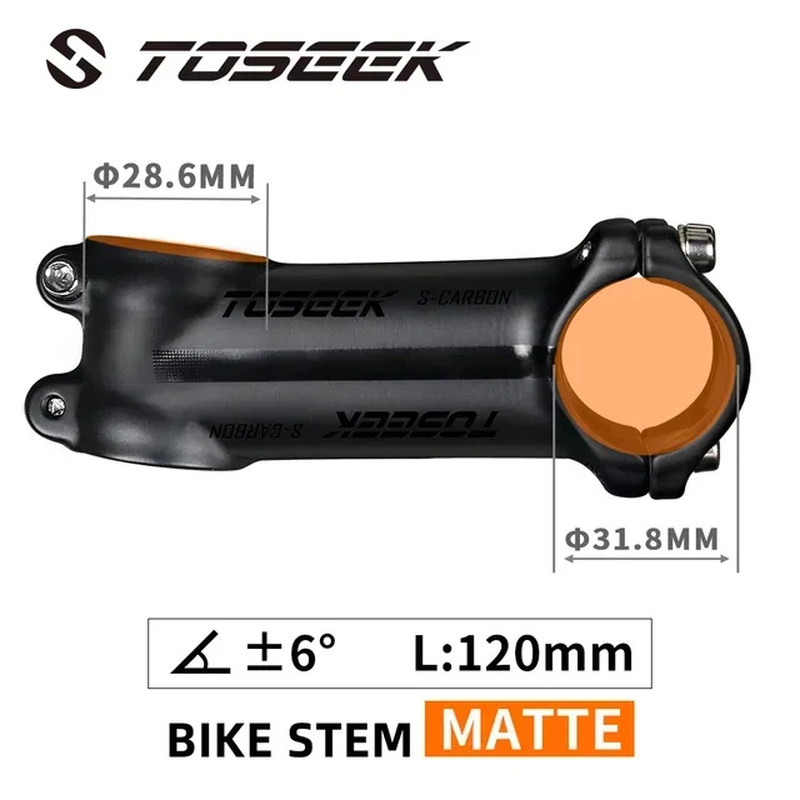 3D Forged Bike Stem 31.8mm 6° 7° 17° MTB Road Handlebar Stem 60-120mm