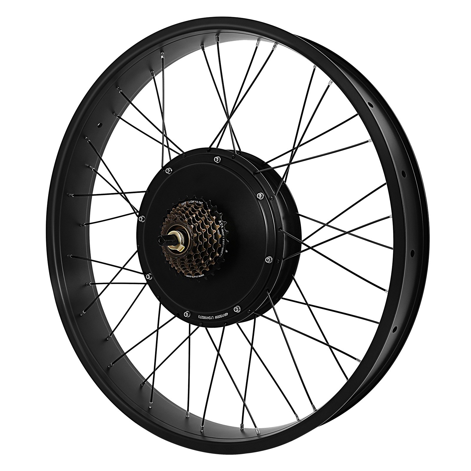 48V 1500W 26″ Rear Hub Motor LCD E-Bike Electric Bicycle Conversion Kit Fat Tire