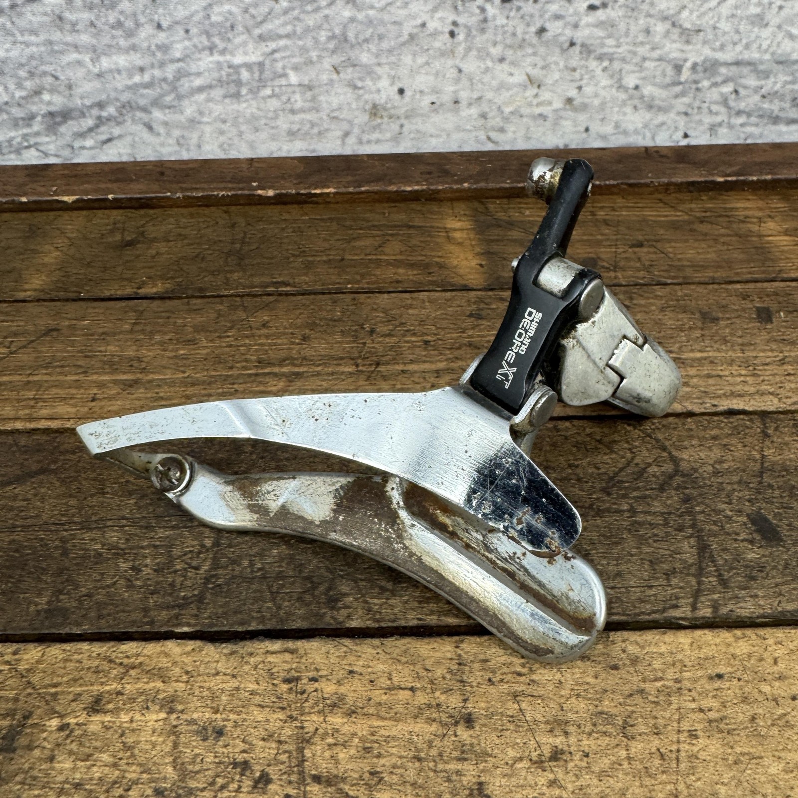 Vintage Shimano Deore XT FD-M730 Front Derailleur 28.6 Clamp Triple Alpine MTB
