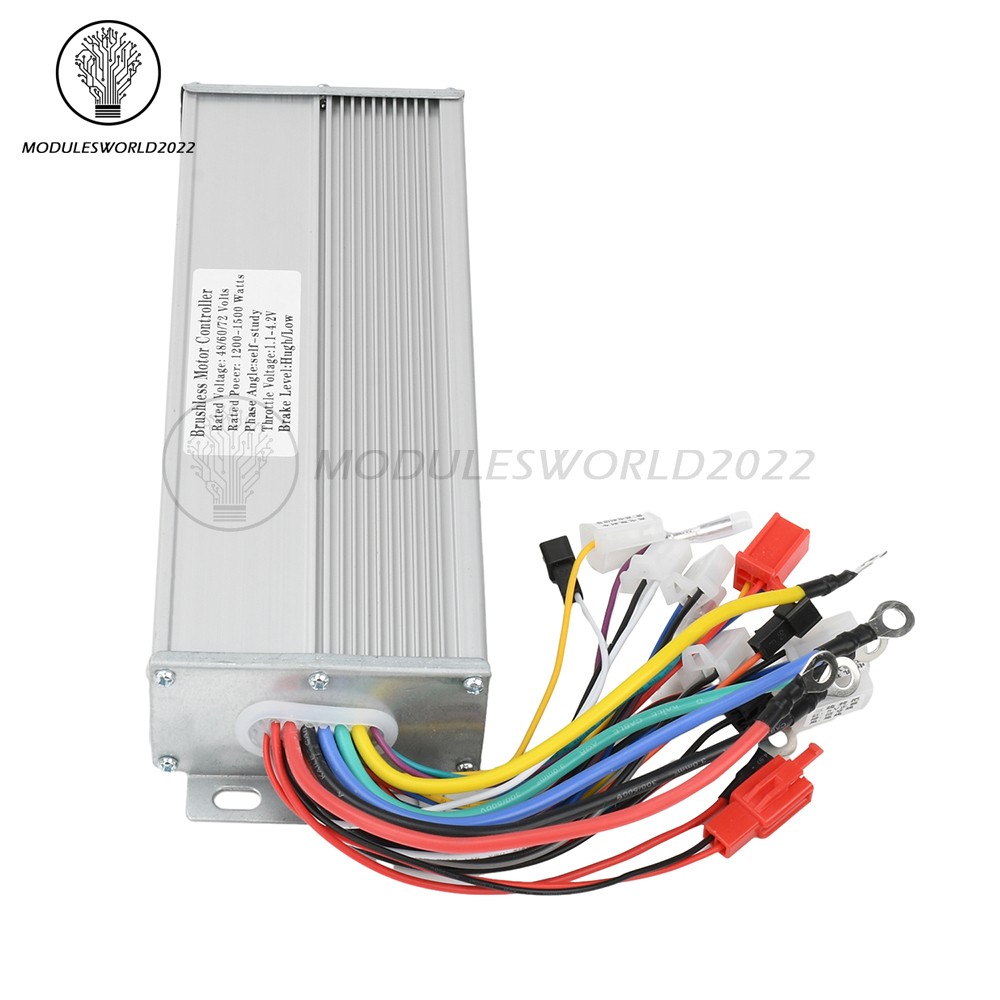 Brushless Controller 36V48V60V64V72V 350W 500W-1500W 5000W for Electric Bicycle