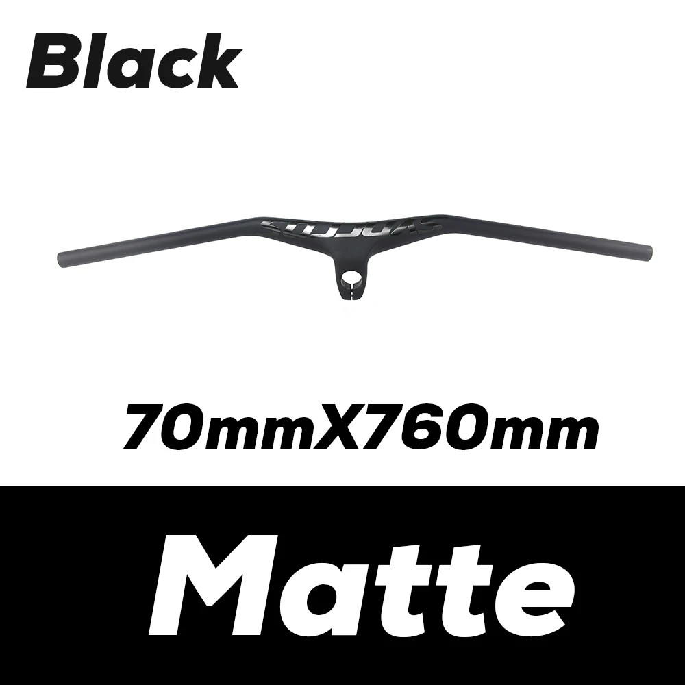 -17° Mountain Bike Handlebar Integrated Carbon Handlebar Width 800mm Stem 28.6mm