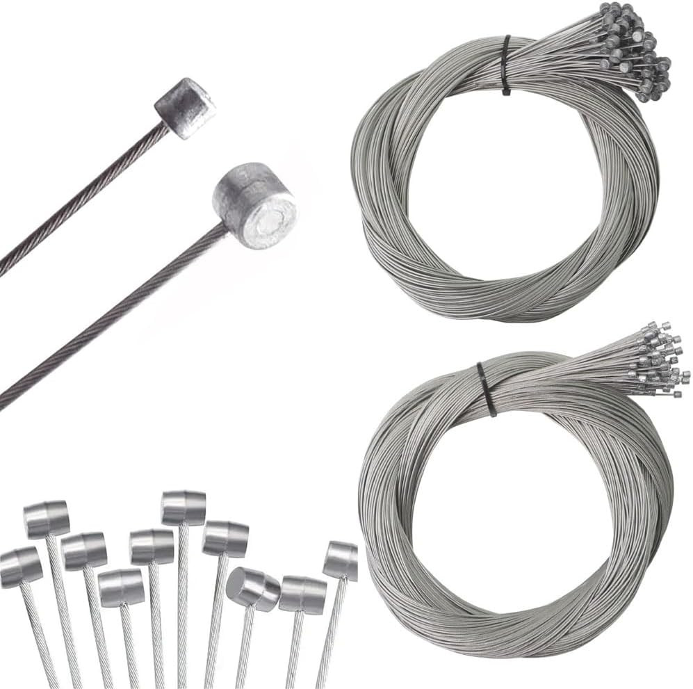 Universal 12 Pack Bike Brake and Shifter Cable Set for Shimano SRAM