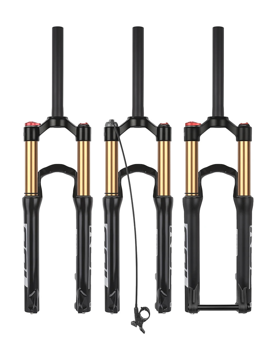 20/24 Inch Bicycle Suspension Air Fork Remote Manual Lockout Fork 100mm Travel