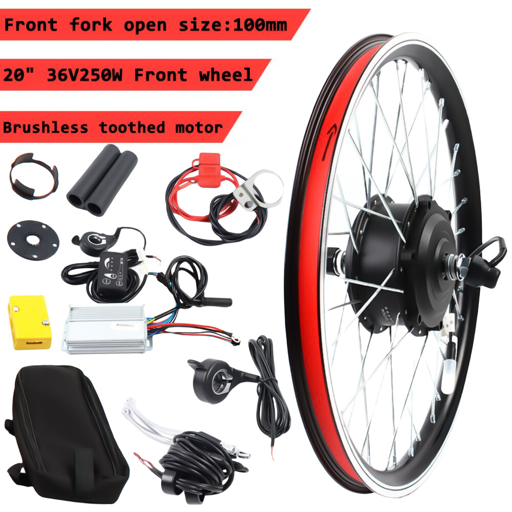 20″ EBike Bicycle Conversion Kit 250/1000W Electric Front / Rear Wheel Hub Motor