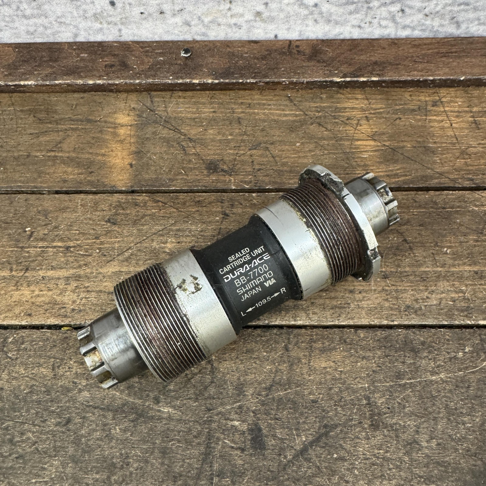 Vintage Shimano Dura-Ace BB-7700 Bottom Bracket Octalink 68mm BSA 109.5mm Japan
