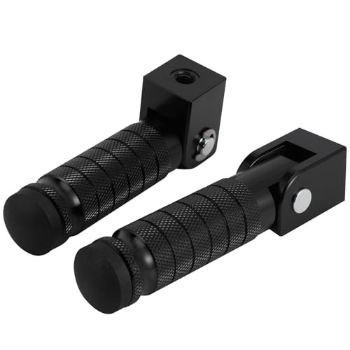 Ridstar Q20 Ebike Passenger Foot Pegs – CNC Black – Black