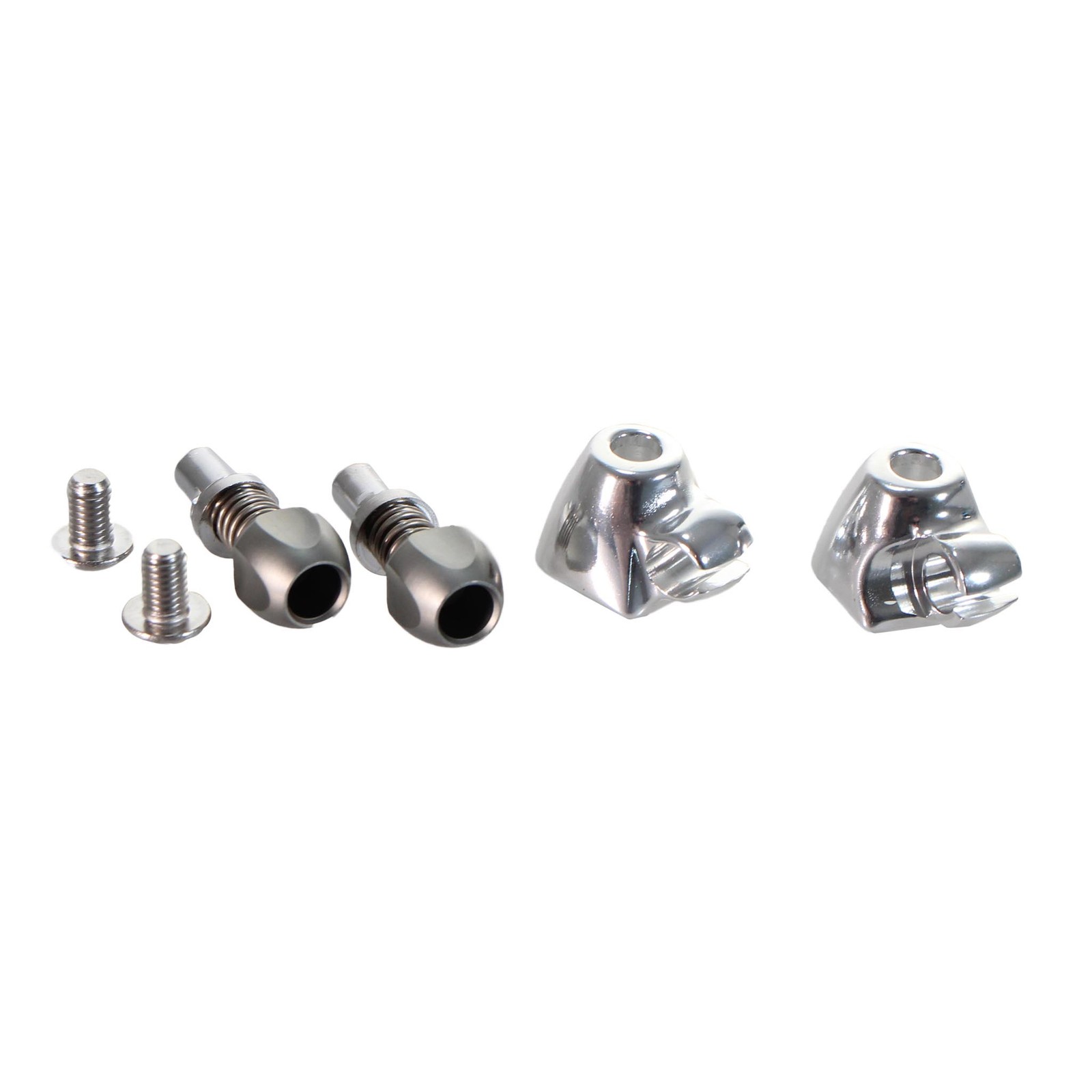 Interloc Racing Design QR Cable Stop Adjusters, Pair – Silver