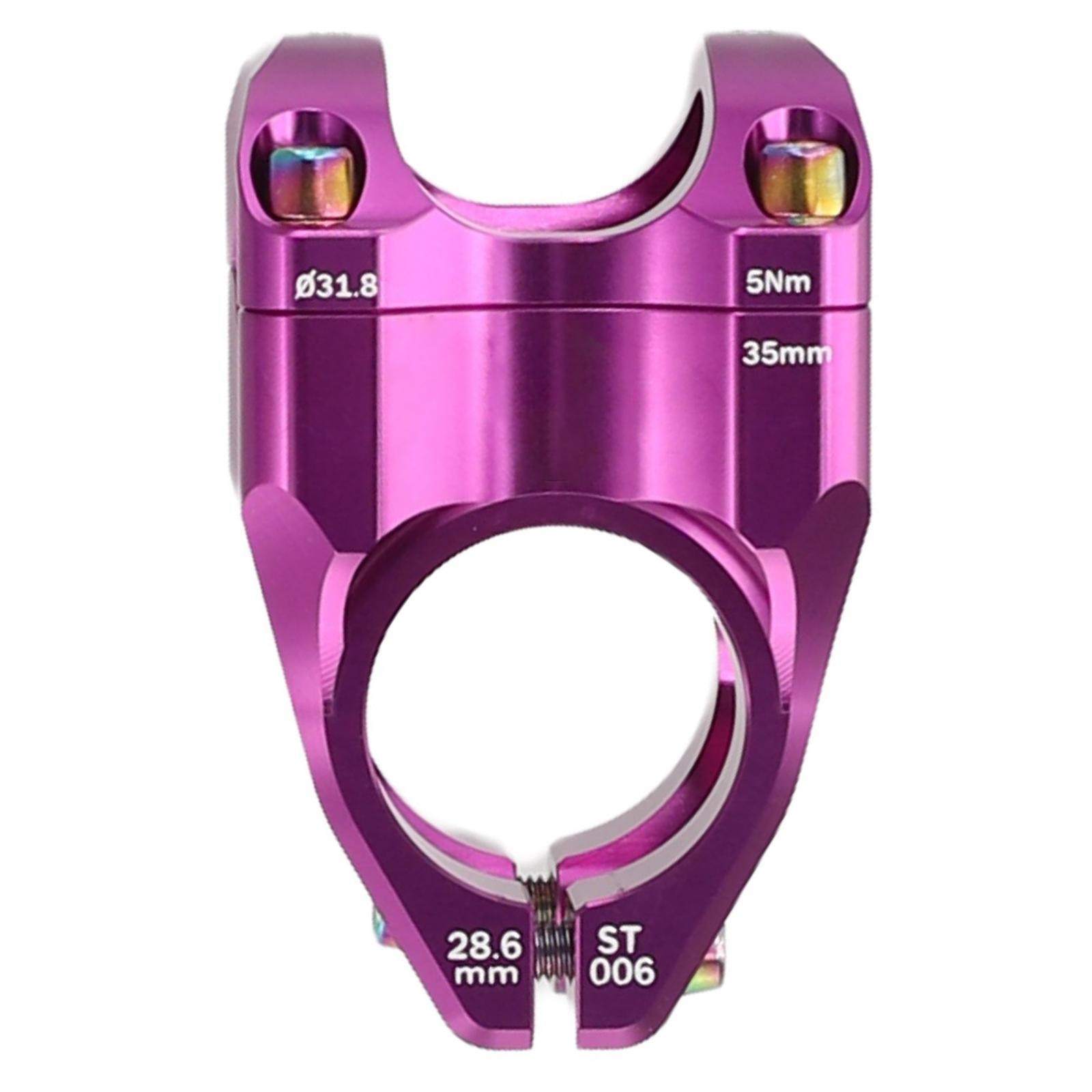 Mirror Polished DH AMEnduro CNC Bicycle Stem for Mountain Bikes 31 8mm