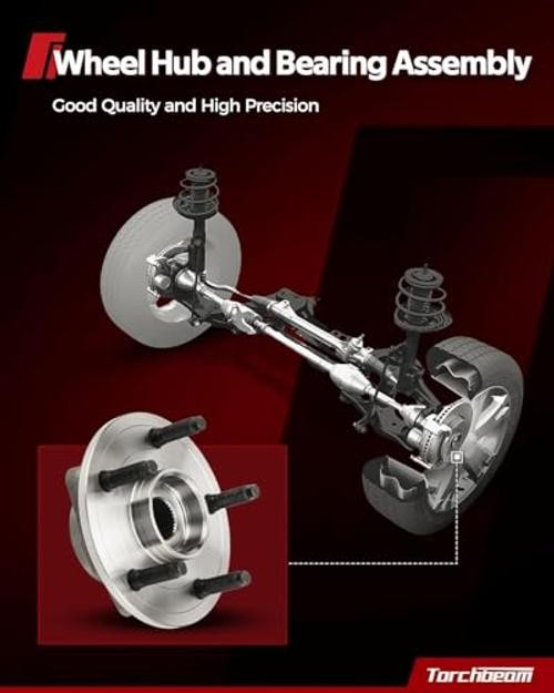 513276 2 PCS Front Wheel Bearing & Hub Assembly Fit for 2007-2009 513276 x2