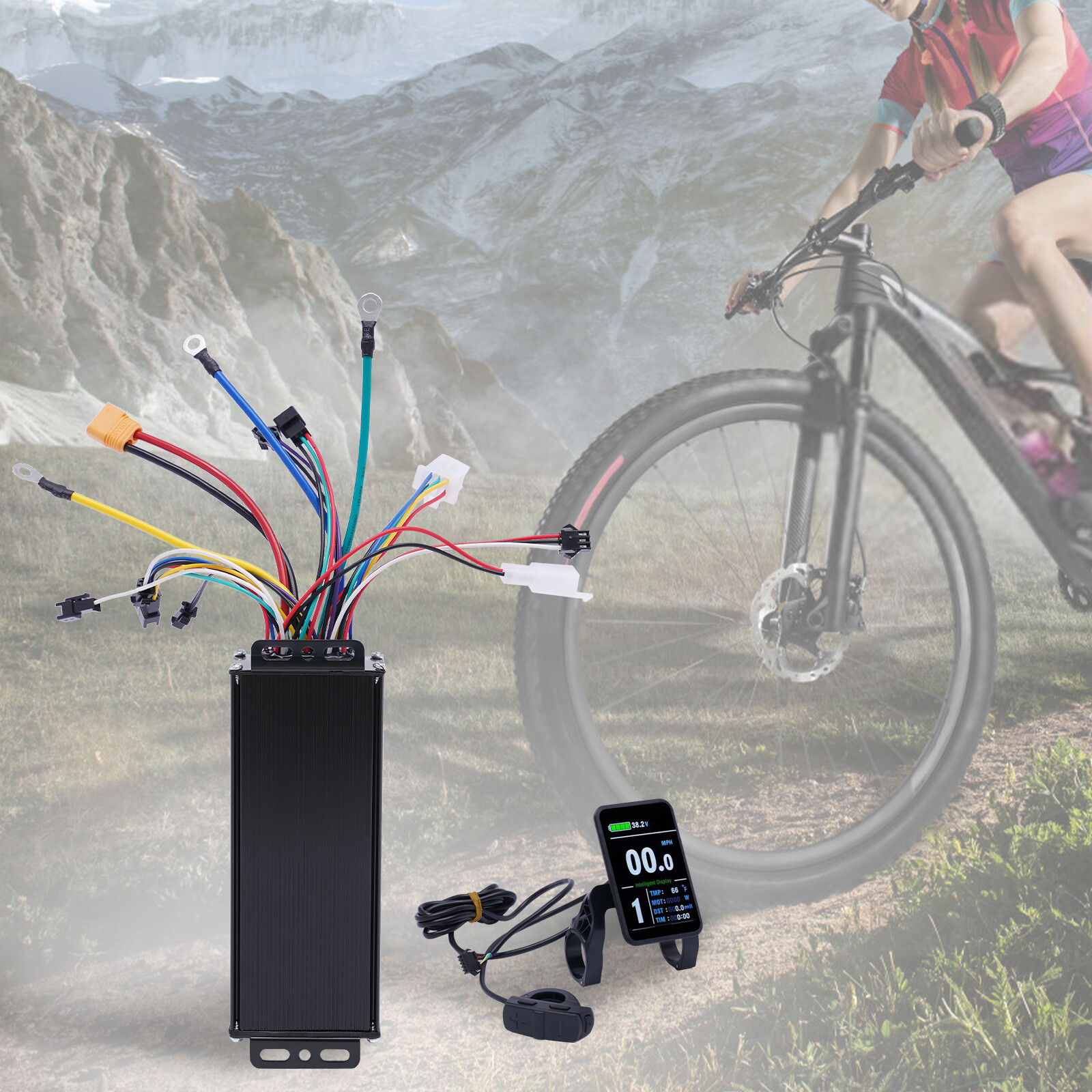 36V 1200W EBike Electric Bicycle Scooter Brushless Controller Kit LCD Display