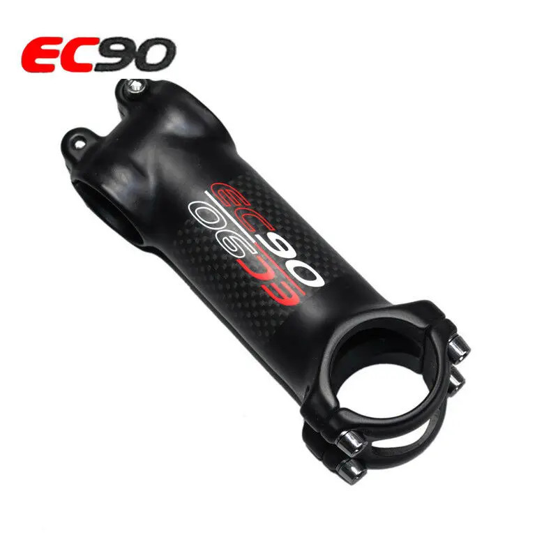 Carbon Fiber 31.8mm MTB Road Bicycle Stem 6/17 Degrees 60-120mm Handlebar Stems