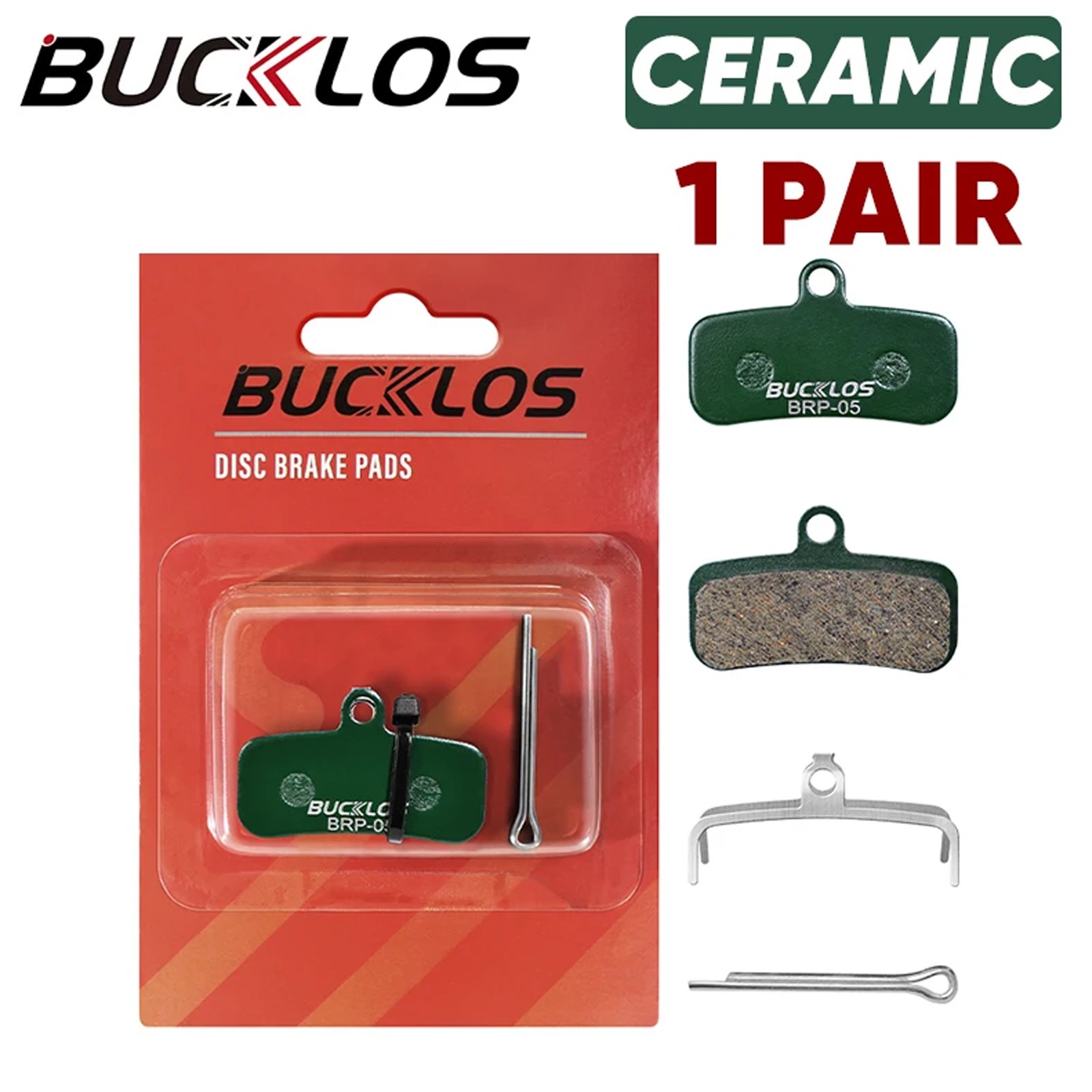 Disc Brake Pads 4 Piston Ceramic For Shimano D02S/D03S/N03A M7120 MTB Road Bike