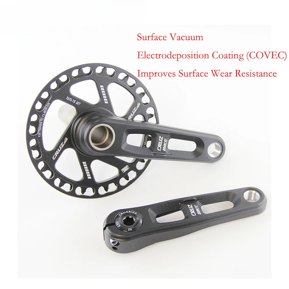 Ultralight Children’s Folding Bike Crankset Hollow Tech Crank 127/140/150mm